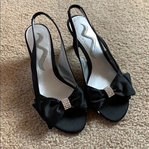 Strappy kitten heels